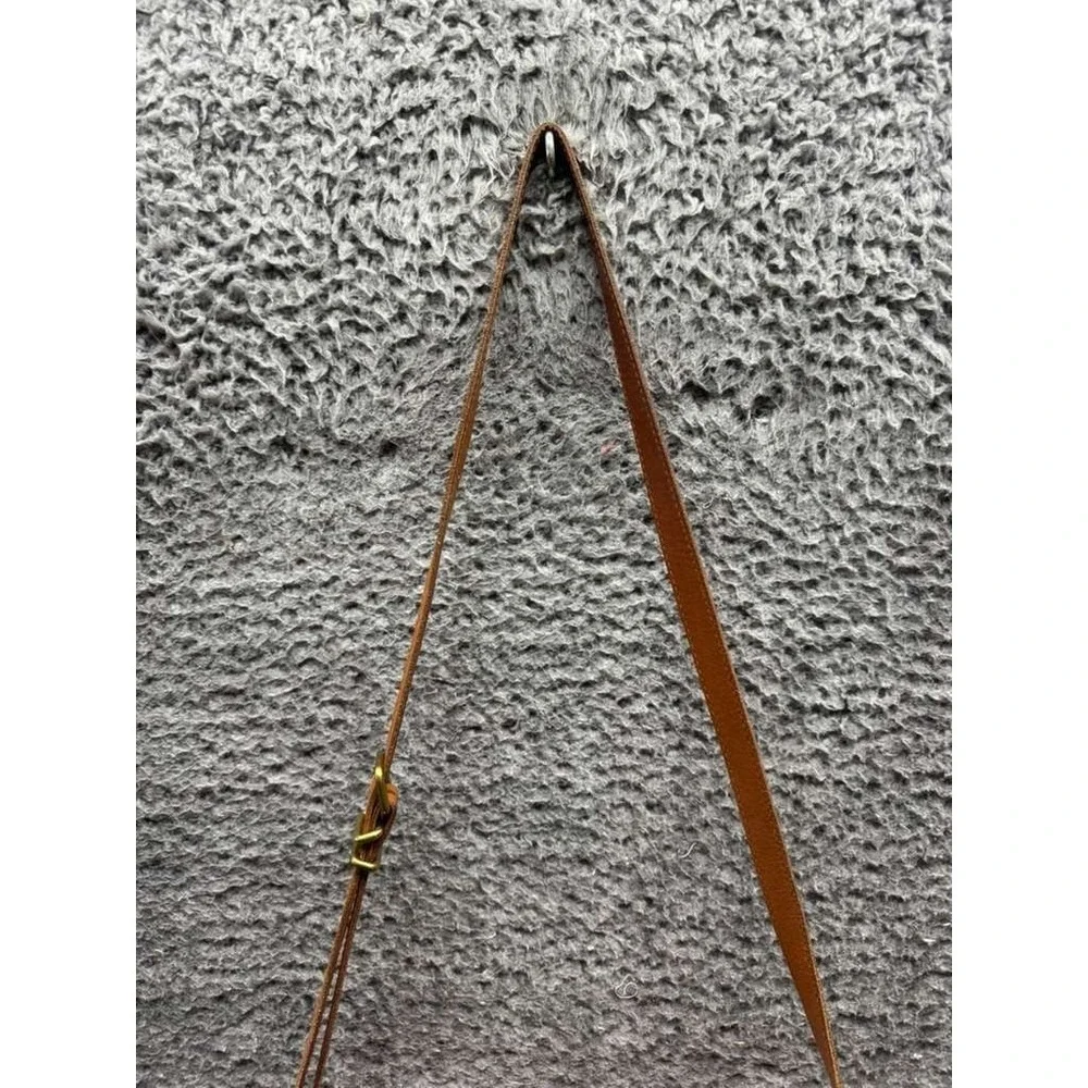 Madewell The Abroad Leather Convertible Crossbody Bag Camel Brown‎